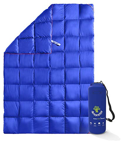 4Monster Outdoor Daunendecke Ultraleicht für Camping, Kompakte Reisedecke Bettdecke Warm Weich…