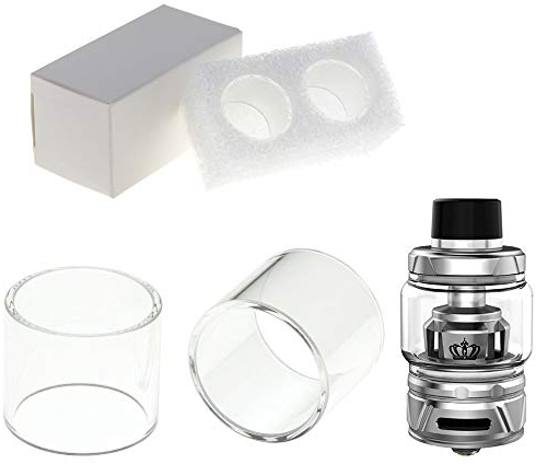 Ersatzglas 2x Stück kompatibel mit Uwell CROWN 4 IV 5ml Tank Glas Pyrex Glass Tube Glastank