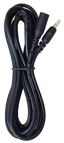 AsanWise 2m DC Power Extension Cable, DC 5V Power Male to Female Adapter Extension Cord 3.5mm x 1.35mm, Suitable for DC Power Adapter, CCTV Wireless IP Camera, Black