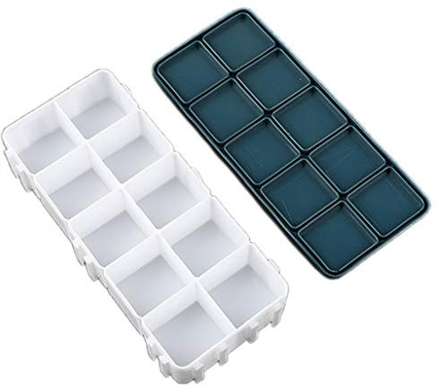 kdjsic Artist Paint Saver Palette Box Painting Storage Tray with Lid for Watercolor Acrylic Gouache Oil Paint