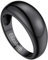 Benutzerdefinierter Mode Glänzend Poliert Siegelring aus Edelstahl mit Motiven-Gravur Breite 8.8mm Schlichte Siegelring Stapelbarer Gewölbtes Ehersband Ringgröße 56.5（18.1） in Schwarz für Damen Frauen