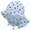 Sterntaler Baby Mädchen Hut Baby Sonnenhut Punkte - Baby Hut, Kopfbedeckung Baby Sommer, Sommerhut Baby - mit Punkten - himmelblau, 49