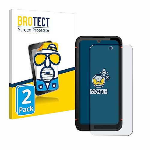 BROTECT Schutzfolie für Gigaset GX4 | 2 Stück Entspiegelnder Displayschutz Made in Germany Matte Displayschutz-Folie Anti-Reflex Anti-Fingerprint Einfache Montage