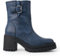 CHATTAWAK 16 cm, Stivali alla Moda Donna, Blu, 38 EU