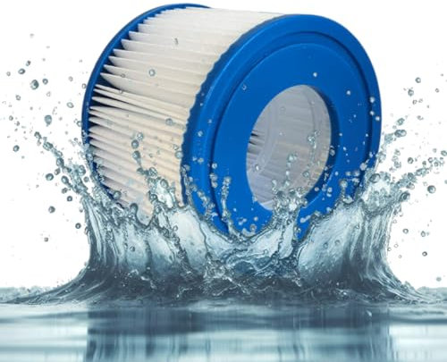 TronicXL Filter kompatibel mit Bestway TYP VI Gr vi Filterkartuschen für Lay-Z-Spa Miami Vegas Monaco BW58323 58239-6 Whirlpool Ersatzteil 60311 58323 (2 Stück)