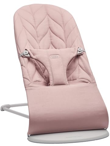 BabyBjörn Babywippe Bliss, Gewebt, Blütenblatt-Steppung, Altrosa