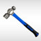 Dunnet Tools Hammer with Fibreglass Handle | Durable Carbon Steel Head for Camping, Pin, Panel, Tack, & Nails | Lightweight Claw & Small Hammer, Estwing Style (32oz Ball Pein)