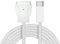 AICARGER Câble USB-C vers magnétique 3 140 W, compatible avec MacBook Air (M2, 2022), MacBook Air (15, M2, 2023), MacBook Pro (14, 2021) (14, M2, 2023) (16, 2021) (16, M2, 2023) (2.0 m) (Blanc)