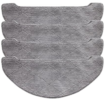 Futaoo Paño de mopa for Fregar IMILAB V1, Accesorios for Robot Aspirador, Almohadillas Lavables, Herramienta de Limpieza for barredora doméstica, 4 Uds.