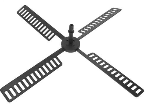 Toddmomy Garden Windmill Fan Plastic Wind Mill Leaf Outdoor Wind Mill Part for Wind Mill Accessories