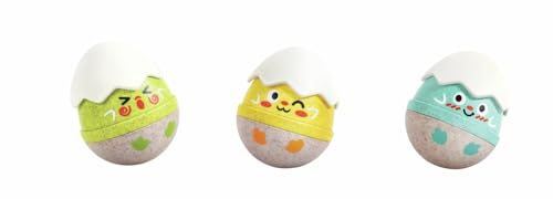 Hape Lustige Wackelküken-Rasseln-Set, Babyspielzeug, ab Geburt