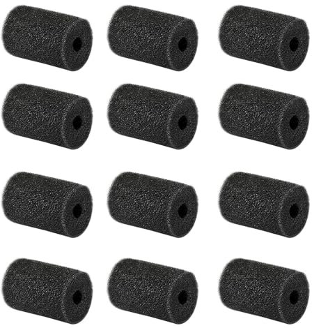 LIbgiubhy Lot de 12 embouts de rechange en mousse d'entretien pour piscine modèles 180 280