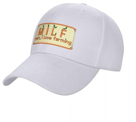 COSIUOS Basecap Stardew Valley Man I Love Farming Baseball Cap Papamütze Neu im Sortiment Mütze Damen Caps Herren