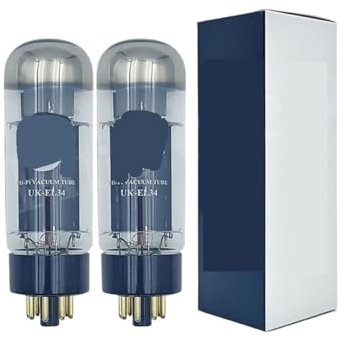 UK-EL34 UKEL34 aggiornamento tubo EL34 EL34C 6CA7 6P3P 6L6 5881 amplificatore valvolare audio HIFI(2pcs Matched Pair)
