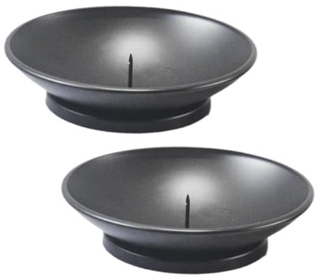 QUMIIRITY 2stücke Kerzenhalter Aus Metall Mit Griff Runder Kerzenständer Für Stumpfe Kerzen Dekorativer Kerzenständer Für Hochzeit Party Tischdekoration Im Europäischen Stil