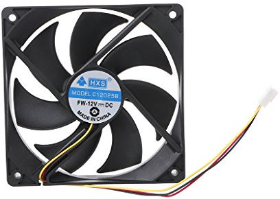 SANRLO Ventilateur de refroidissement 12 V 12025 12 cm grand volume d'air 7