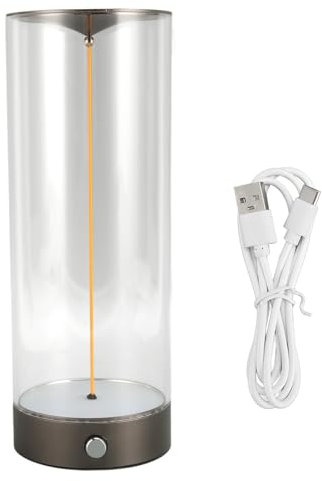 Sunicon Bedside Table Lamp for Bedroom, Touch Bedside Table Lamp with USB, Touch Control LED Desk Lamp for Home Living Room, Kid's Room for Bedroom Nightstand (Large)