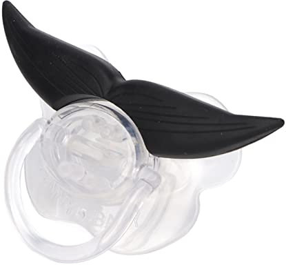 Baby Bart Schnuller Sicher Praktisch Tragbar Baby Lustiger Schnurrbart Schnuller für Wohnzimmer Kindergarten Lustiger Look mit BPA Material zur Mundunterstützung