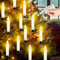 RIRIDAMAI Velas de árbol de Navidad con mando a distancia, velas LED con clip para árbol de Navidad, velas de Navidad, velas para decoración de árbol de Navidad