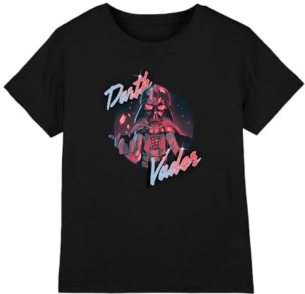Star Wars Vader Wave Kids T Shirt, Black, 5-6