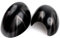 Spiegelkappe Für Mini Für One Für Cooper S Für Fließheck Für Cabrio R50 R52 R53 Auto Rückspiegel Abdeckungen Dekoration Auto Spiegelkappen(The Black)