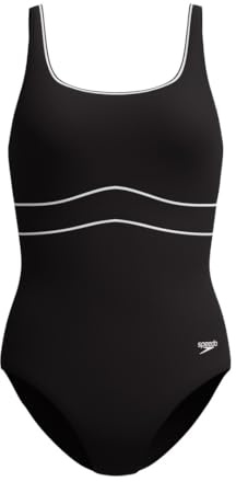 Speedo ContourEclipse Formender Badeanzug Damen schwarz Gr 48