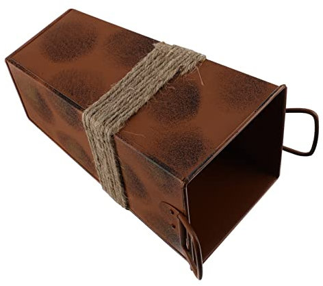 Toyvian Seau à Fleurs Fer Seau De Plantation Fait Main Ornement De Jardin Fer Forgé Classique