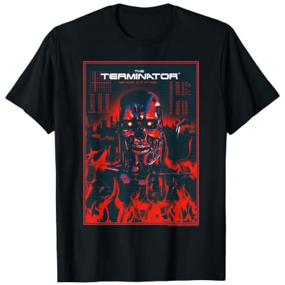 Der Terminator T-800 Retro-Poster T-Shirt