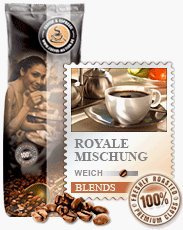 Coffee-Nation Royale Mischung 1000g Bohnen | Spitzenqualität | Kaffeeliebhaber