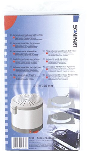 Scanpart Alternativ Friteuse Filtre, utilisation universelle 2910000004