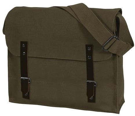 Rothco Med-Prep Canvas-Tasche – strapazierfähige Umhängetasche für alltägliche Essentials und Zubehör, Braunoliv, Einheitsgröße, Canvas-Tasche