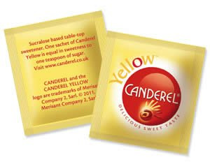 Canderel Yellow Artificial Sweetener Low Calorie Granules Sachets Ref A03665 [Pack 1000]