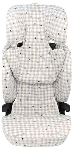 JYOKO Kids Bezug kompatibel mit Axkid Minikid, Kidzone, Duofix, Rekid (Picnic Vichy, Axkid Nextkid)