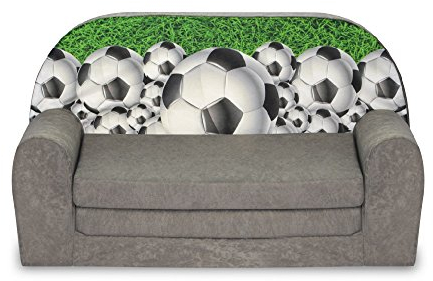 FORTISLINE – Kindersofa MINI ausklappbar 40x78x45cm - Kindersofa für Kinder 2in1 - Kindercouch ausklappbar - Schlafcouch aus Schaumstoff - Abnehmbarer Bezug - Viele Motive
