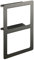 WENKO Handtuchhalter Duo Montella, inkl. Schraubmaterial für Wandmontage, Aluminium, rostfrei, 27x44x12 cm, Anthrazit