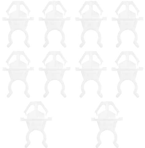 Be In Your Mind 10 Stücke Motorhaubenhalter Clips Ersatz Kompatibel mit Honda Civic Accord Hood Prop Halteclip Autozubehör Kunststoff