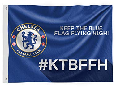 FOCO Officially Licensed Chelsea FC Motivational Slogan Football Club Flag