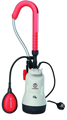 STERWINS - Regenfasspumpe - 400W- Förderleistung 3500 l/h - Gartenpumpe selbstansaugend - Regenwasserablaufpumpe aus Kunststoff