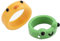 PiniceCore 2 Stücke Frosch Ringe Für Frauen, Nette Bunte Tier Tier Acrylharz Y2k Fingerring Für Teenager Mädchen Jungen Knuckle Kunststoff Klobige Geschenk Schmuck