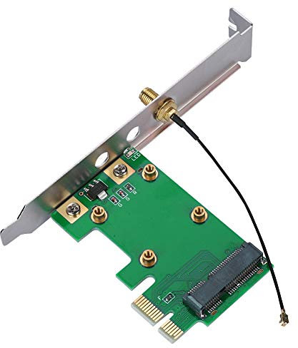ciciglow Carte d'extension d'extension, Prise en de Toutes Les Mini-Cartes PCI-E, WLAN, WWLAN, Mini-Carte vers PC de Bureau pour système d'exploitation Dos Système d'exploitation Mac