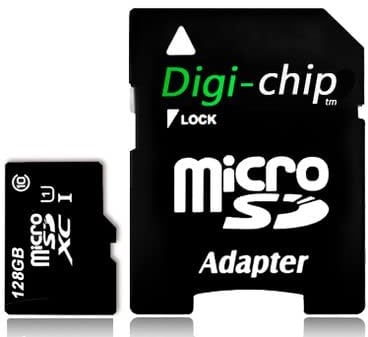 Digi Chip 128GB Micro-SD Memory Card UHS-1 High Speed For Motorola Moto G60, G31, G22, G62, G50, G100 Moto E30, Moto E20, Moto E40