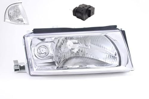 Johns, Scheinwerfer kompatibel zu Skoda Octavia 1U Rechts inkl Stellmotor inkl. Blinker