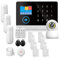 PGST Système d'alarme domestique, kit de système de sécurité sans fil GSM WIFI, capteur de porte, capteur de mouvement, contrôleur, sirène à décibels élevés pour la sécurité à domicile, fonctionne