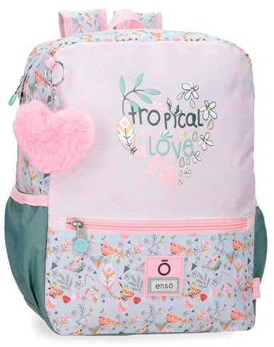 Enso Tropical Love Wanderrucksack, Mehrfarbig, 25 x 32 x 12 cm, Polyester, 9,6 l, bunt, Wanderrucksack