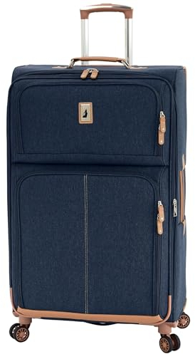 LONDON FOG Wallington Denim 73,7 cm erweiterbarer Spinner, Denim, 29, Wallington Denim 73,7 cm erweiterbarer Spinner