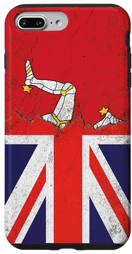 iPhone 7 Plus/8 Plus United Kingdom & Isle of Man Flags - British Manx Case
