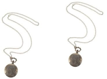 LIFKOME 2stücke Retro Taschenuhr Für Und Vintage Design Leicht Und Geschenkidee Für Geburtstage Und Hochzeiten Accessoire Für Altersgruppen