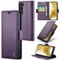 Rerzoiro Case for Samsung Galaxy S22 Wallet Case, RFID Blocking PU Leather Flip Folio Cover Card Holder Kickstand Shockproof Phone Case Compatible with Samsung Galaxy S22, Purple