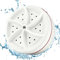 Ultrasonic Turbine Washer | Portable Machine Suction Cup Turbine Washer - Apartment Laundry Machine Travel Business Trip Deep Cleaning Washer for Fruits, Towels