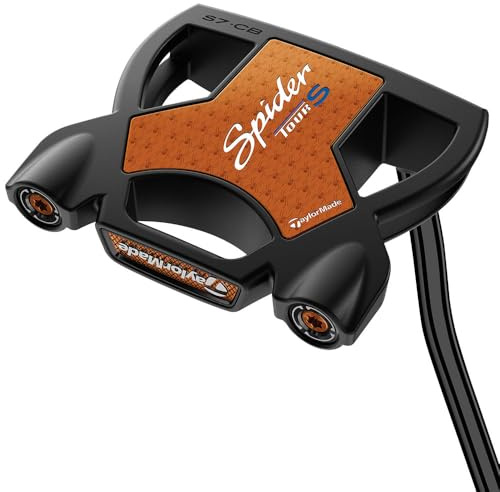 TaylorMade Golf Spider S Black Putter Double Bend Right Hand 38 Inches